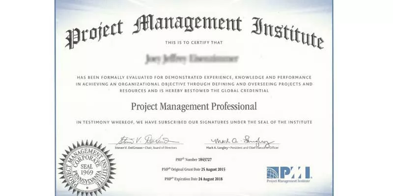 Buy PMP Certificate Online Verified Documents